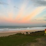 Gwithian Towans surf and sunrise
