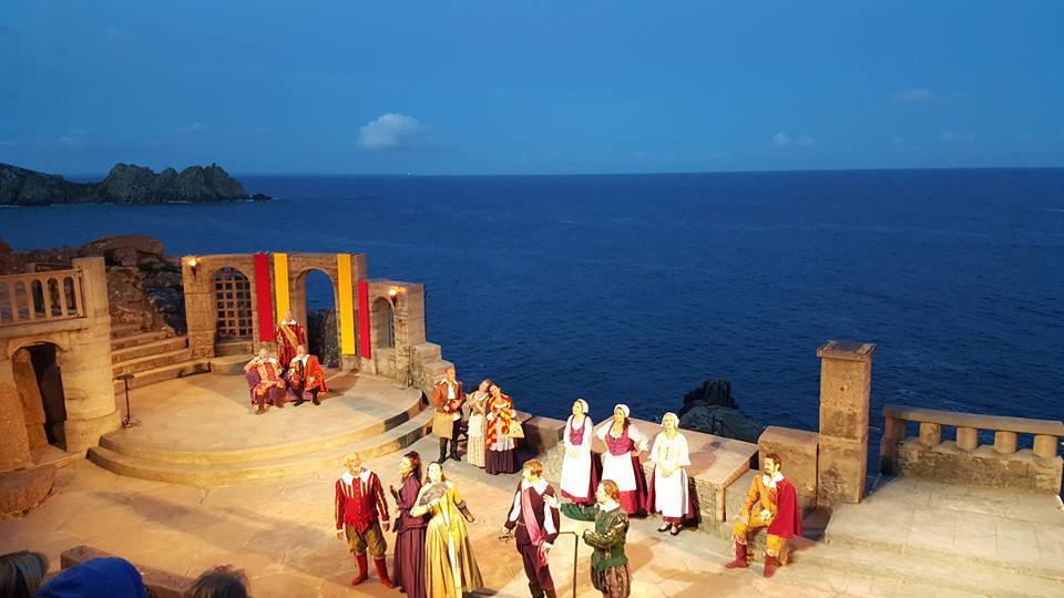 Minack Theatre play in action at Porthcurno