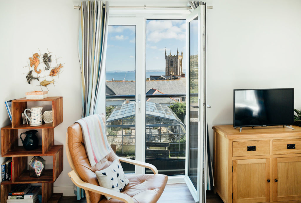 Views from 1 The Elms in St Ives with Easy Chair