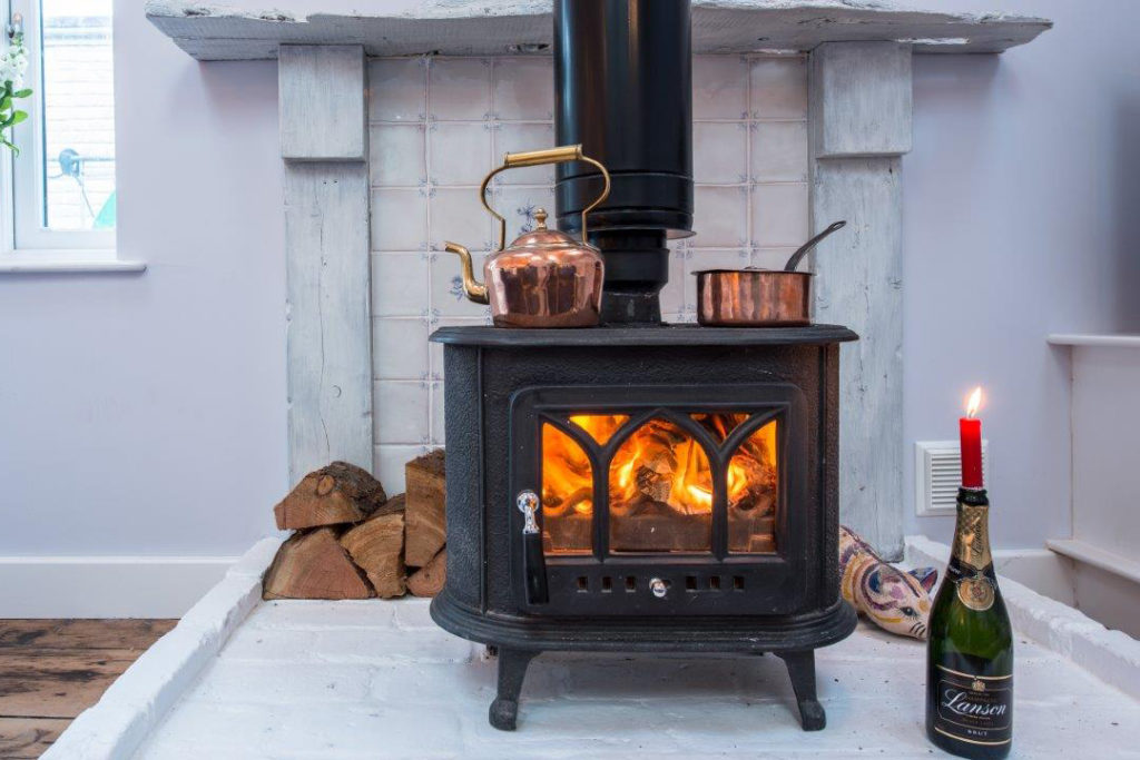 Log burner in Ponckles Place