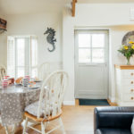 Lower Trowan dining area and front door