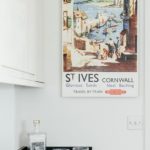 Portrait image of a St Ives picture in the kitchen