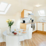 Dining area of Mylor in Praa Sands