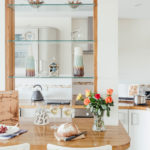 Dining table in 10 Fernlea Court in St Ives