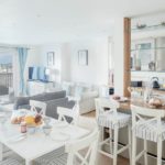 10 Fernlea St Ives living area with dining table in foreground