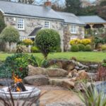 Rose Cottage Firepit and Exterior