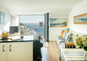 Sea views from 11 Sunday School Court St Ives