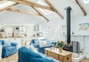 Living room of Ponckle's Place in St Ives